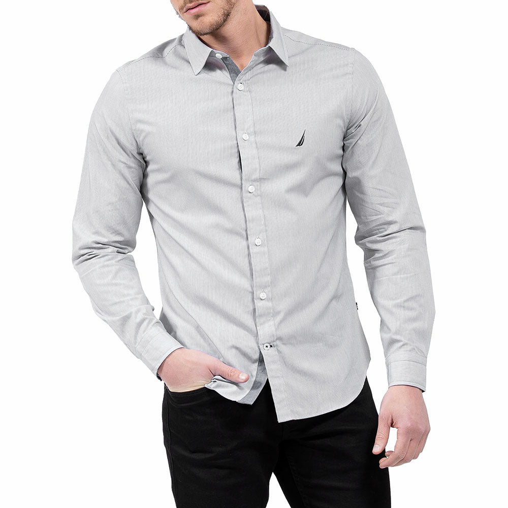 חולצה מכופתרת נאוטיקה Tailored Fit פסים גברים