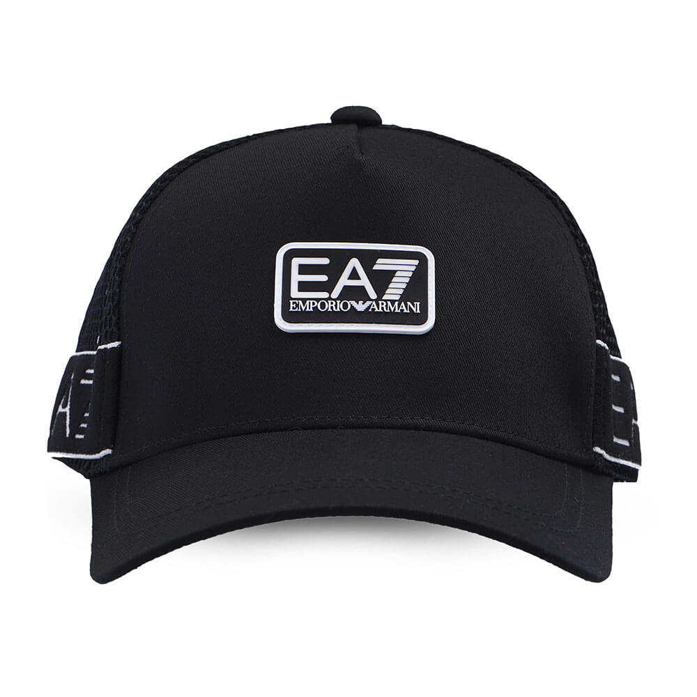 כובע EA7 פלטת לוגו גברים