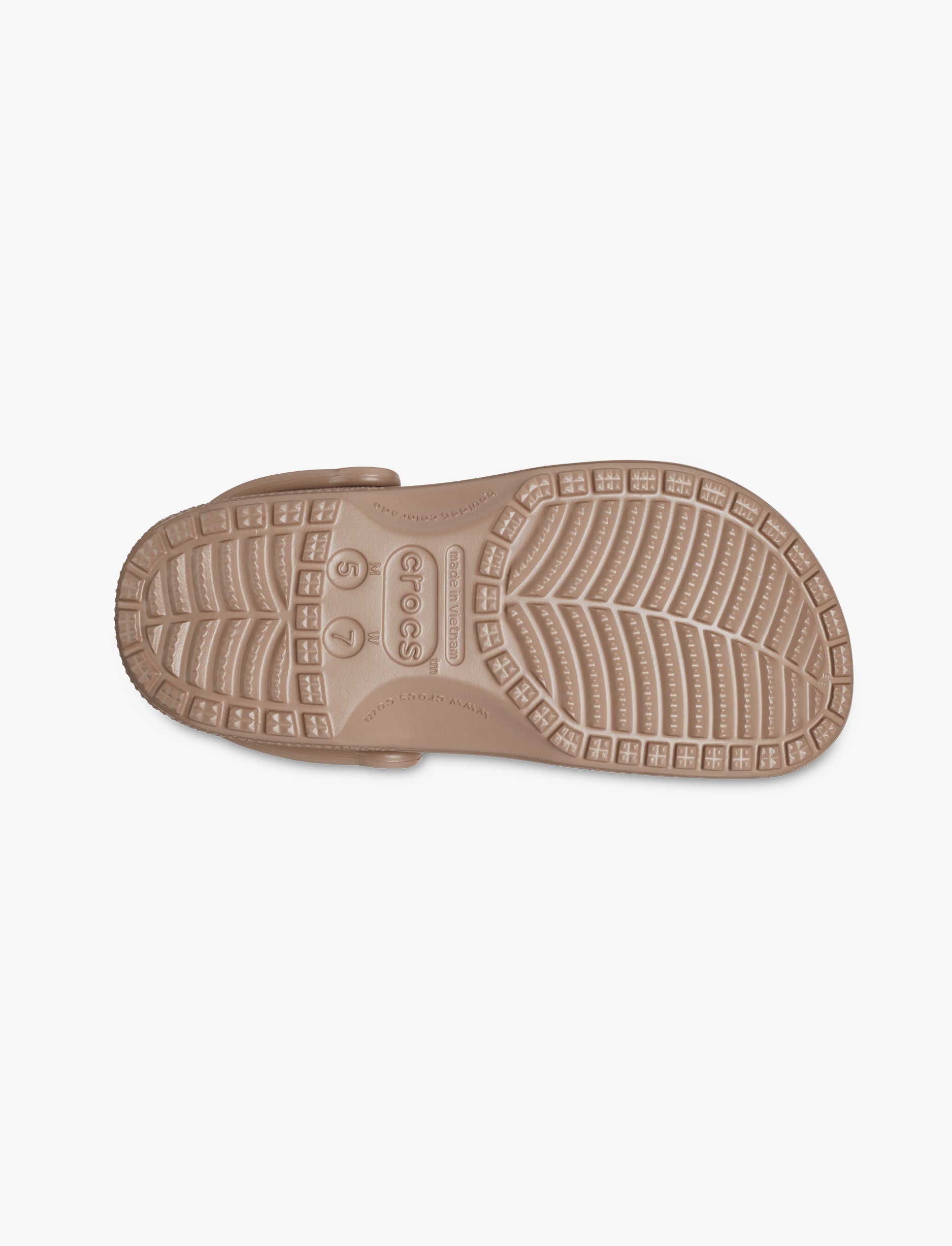 Crocs Classic - כפכפי קרוקס קלאסים בצבע חום לאטה