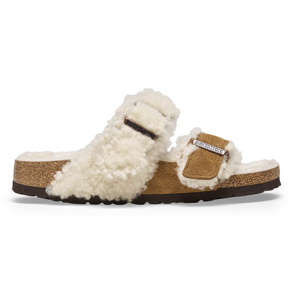 כפכפי בירקנשטוק Arizona Split Teddy נשים