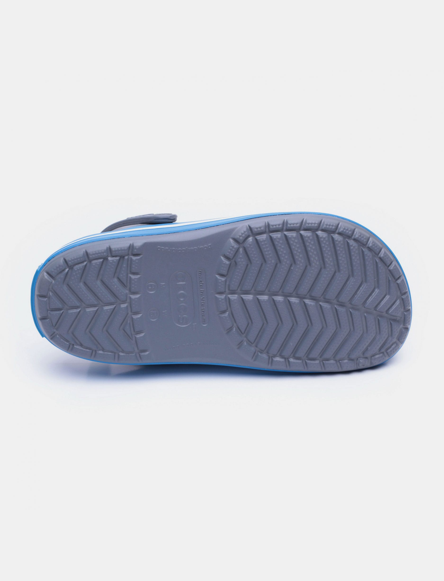 Crocs Crocband - נעלי קרוקס קרוקבנד בצבע אפור/תכלת
