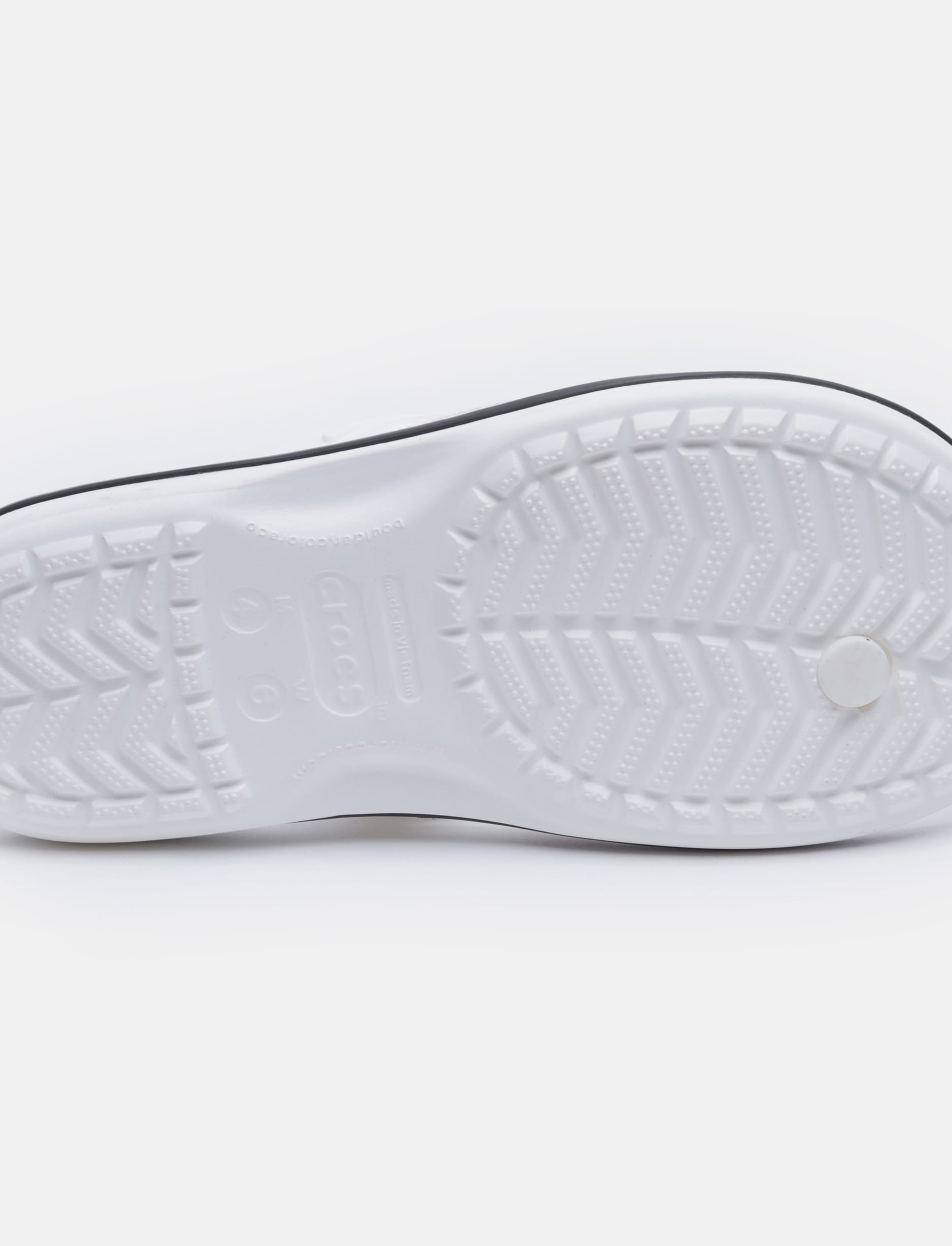 Crocs Crocband Flip - נעלי אצבע קרוקס בצבע לבן