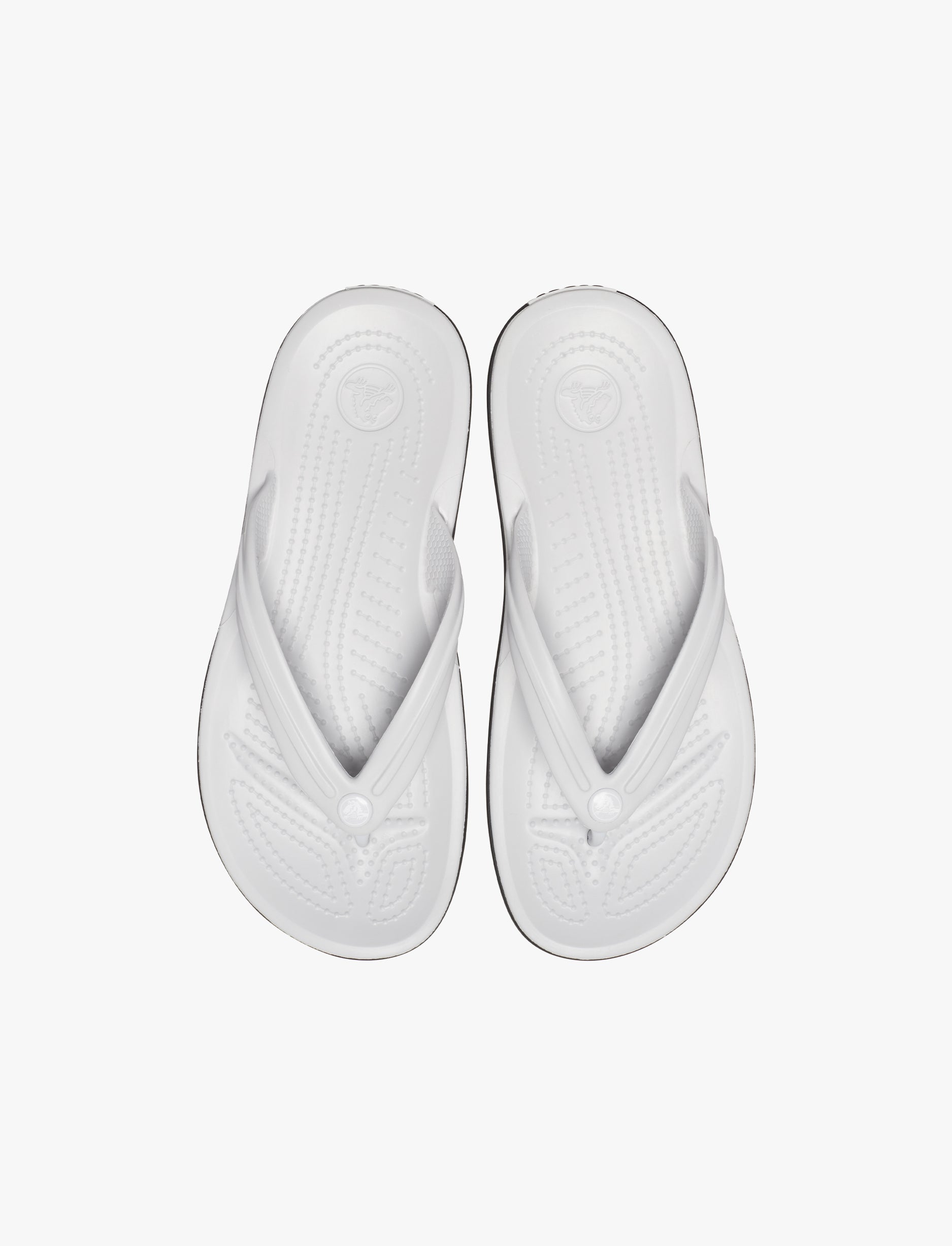 Crocs Crocband Flip - נעלי אצבע קרוקס בצבע אפור בהיר