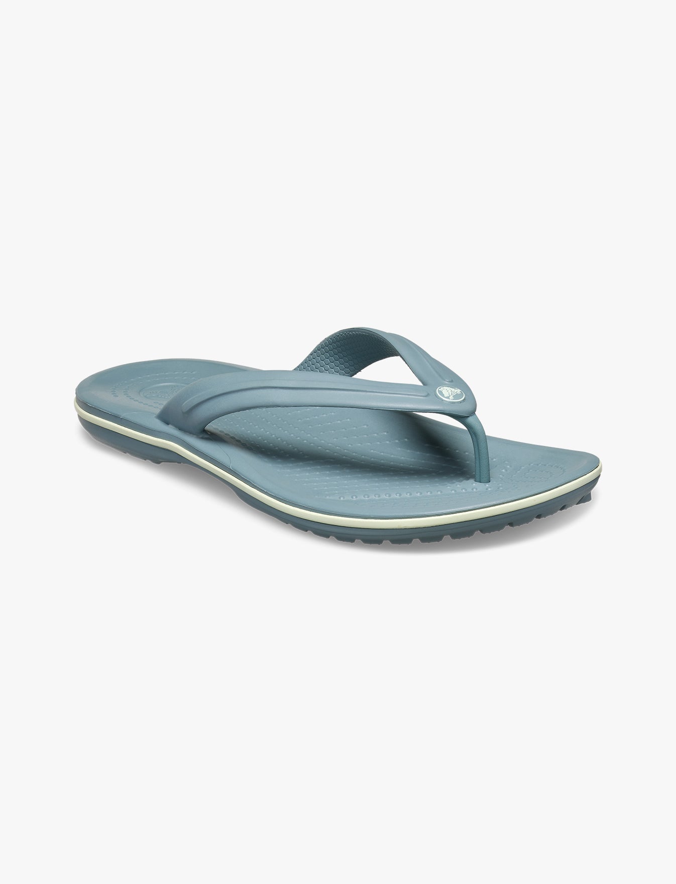 Crocs Crocband Flip - נעלי אצבע קרוקס בצבע ירוק פונד