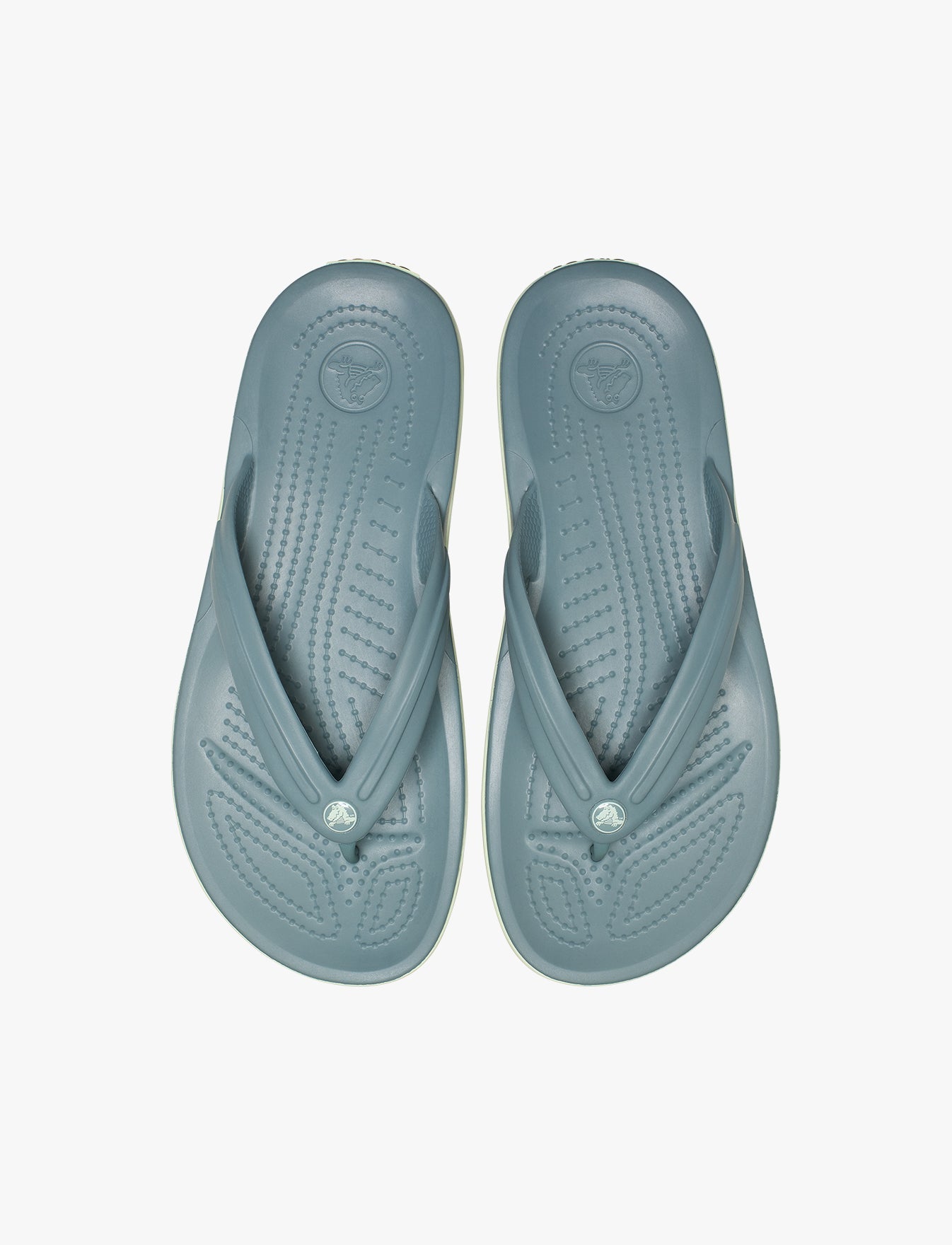Crocs Crocband Flip - נעלי אצבע קרוקס בצבע ירוק פונד