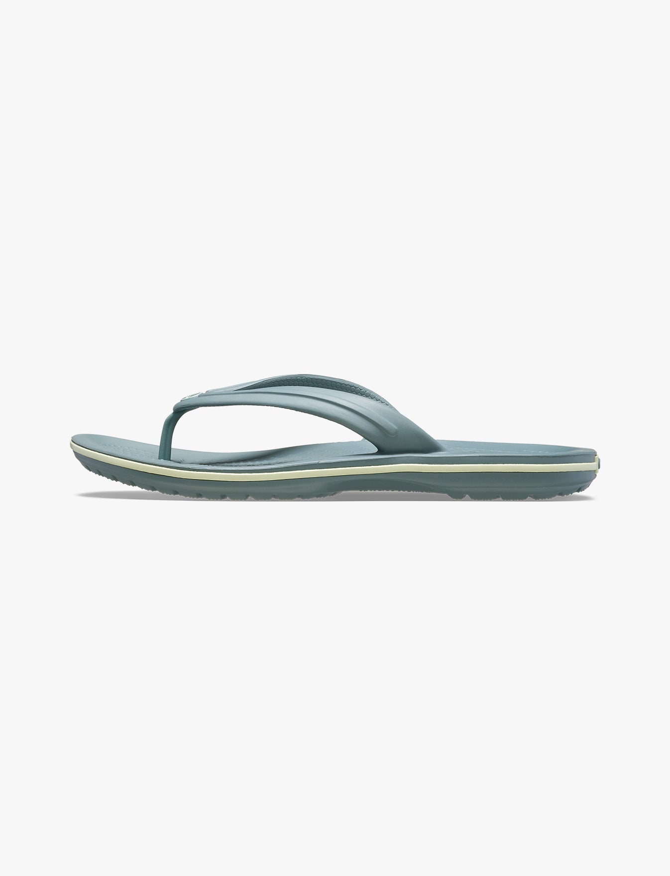 Crocs Crocband Flip - נעלי אצבע קרוקס בצבע ירוק פונד