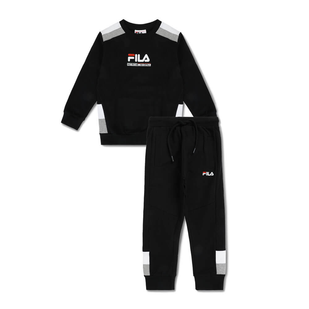 סט סווטשירט ומכנסיים פילה Crew Neck French Terry Set תינוקות