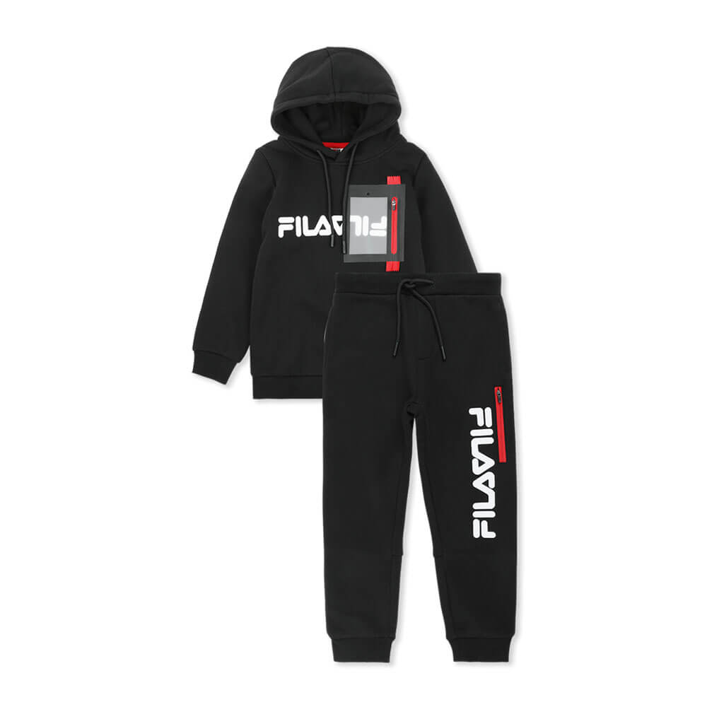 סט סווטשירט קפוצ'ון ומכנסיים פילה Hooded Fleece Set ילדים