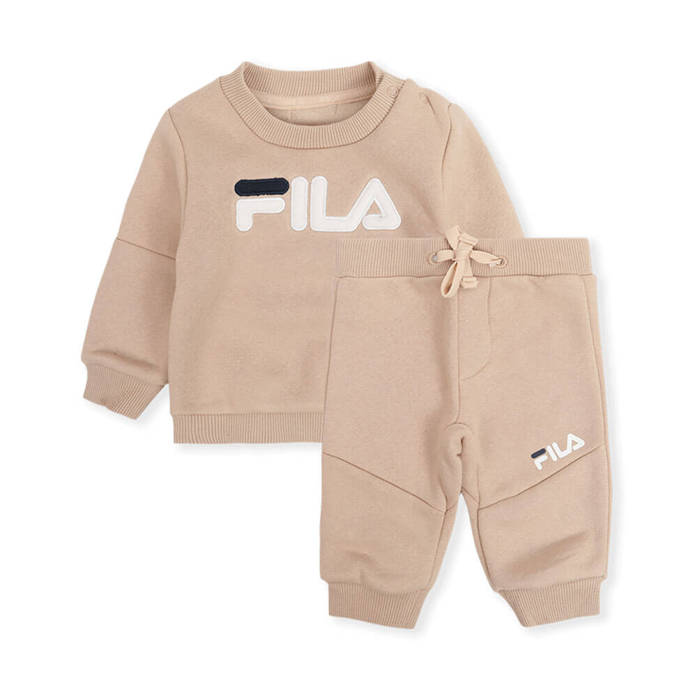 סט סווטשירט ומכנסיים פילה Crew Neck Fleece Set תינוקות