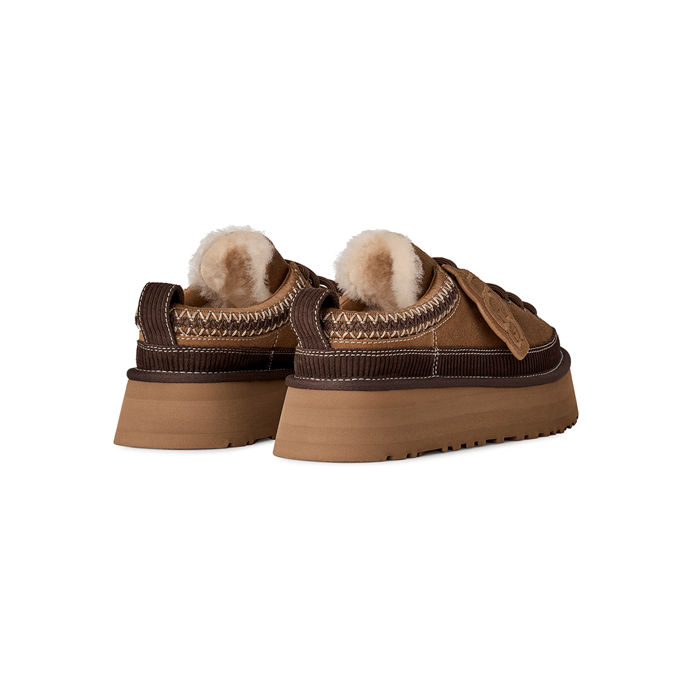 כפכפי UGG Heritage Lace-Up Slipper נשים - ugg-1180361-CHE-36