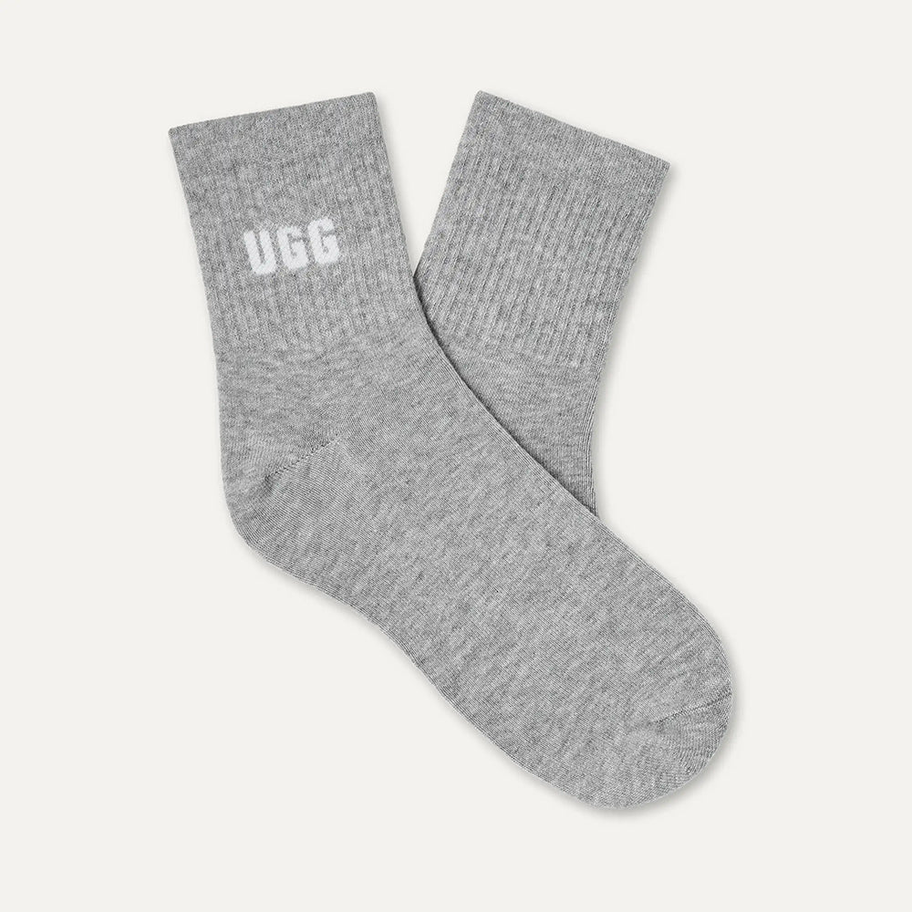 מארז שלישיית גרביים UGG Quinlin Logo Quarter 3 Pack נשים