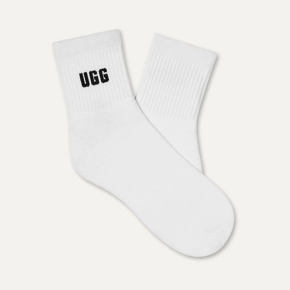 מארז שלישיית גרביים UGG Quinlin Logo Quarter 3 Pack נשים