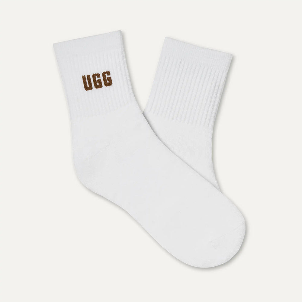 מארז שלישיית גרביים UGG Quinlin Logo Quarter 3 Pack נשים