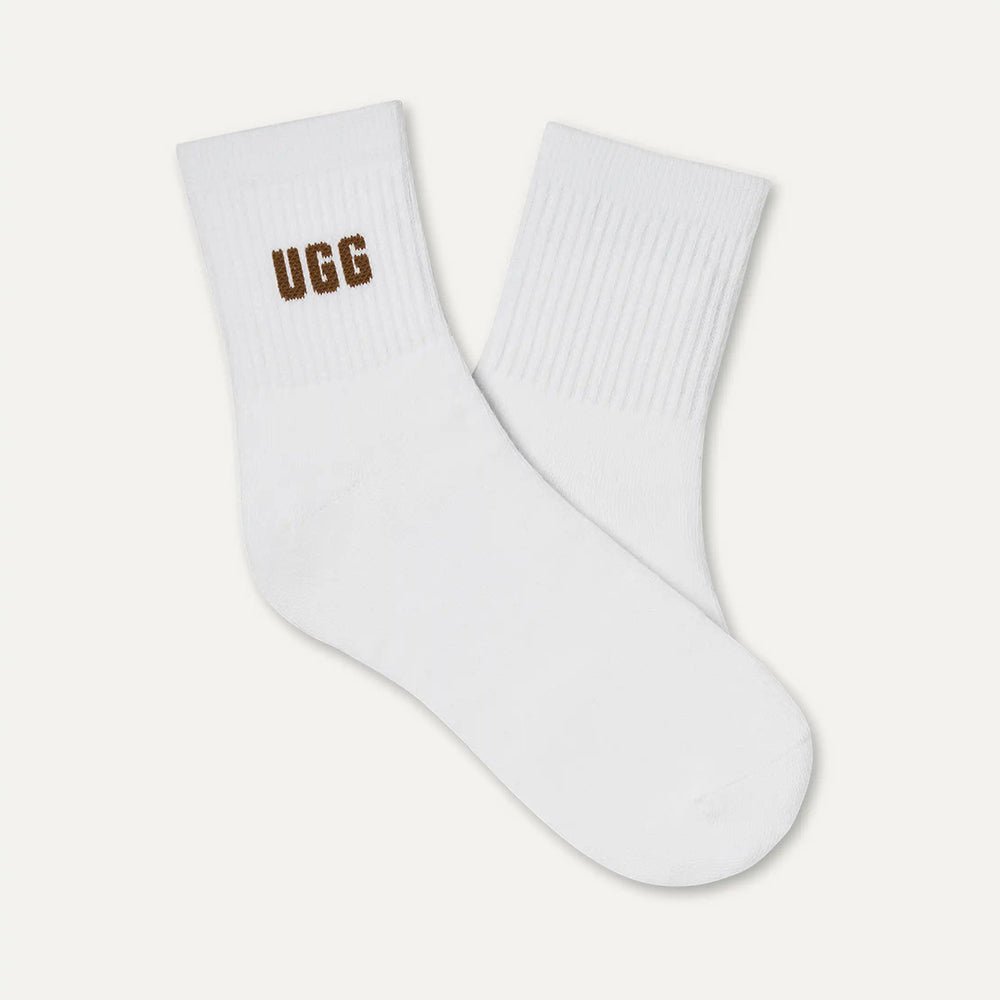 מארז שלישיית גרביים UGG Quinlin Logo Quarter 3 Pack נשים - ugg-1181412-SMYB-One-Size