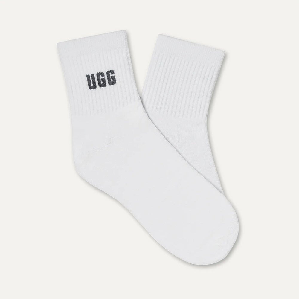 מארז שלישיית גרביים UGG Quinlin Logo Quarter 3 Pack נשים - ugg-1181412-SMYB-One-Size