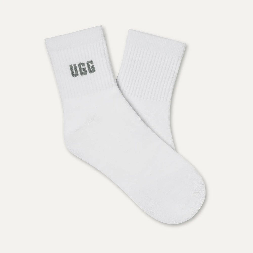 מארז שלישיית גרביים UGG Quinlin Logo Quarter 3 Pack נשים - ugg-1181412-SMYB-One-Size