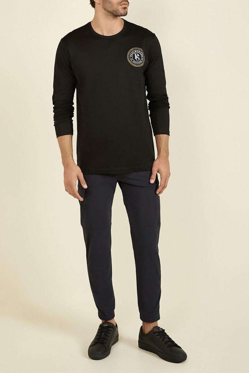 חולצת טישרט פול שארק ארוכה Circle Logo גברים