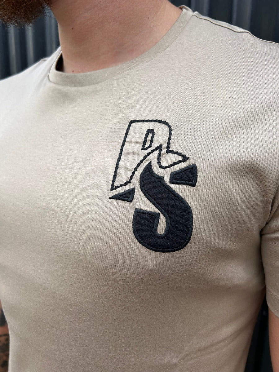 חולצת טישרט פול שארק קצרה Ps Logo גברים