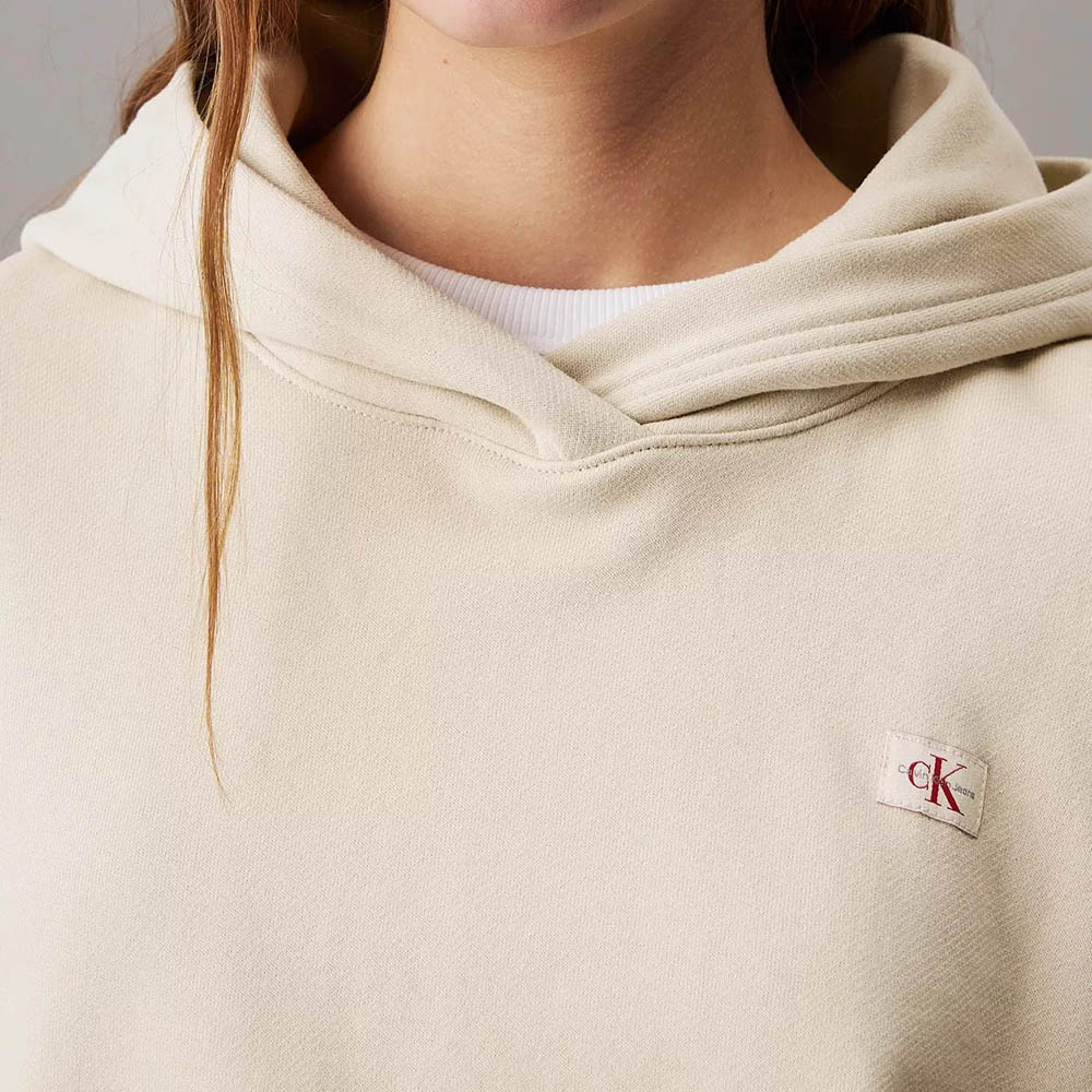קפוצ'ון קלווין קליין Woven Label Peached נשים