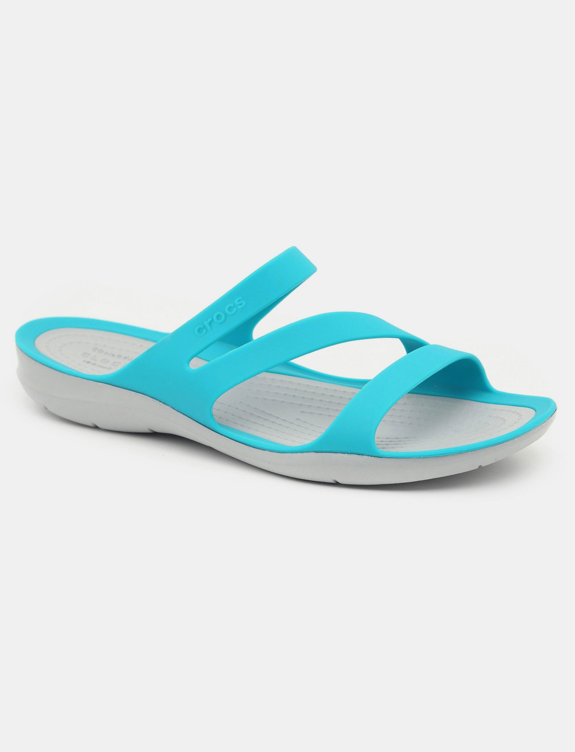 Crocs Swiftwater Sandal - כפכפים לנשים קרוקס רצועות בצבע טורקיז