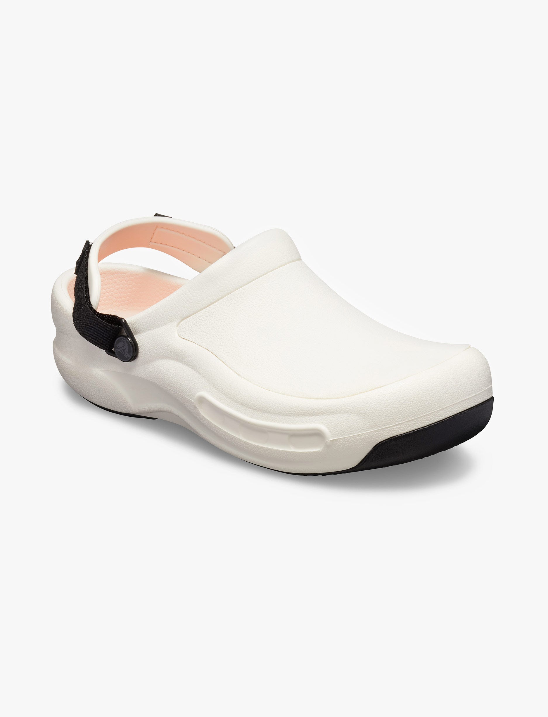 Crocs Bistro Pro LiteRid Clog - נעלי טבחים קרוקס ביסטרו סוליה מונעת החלקה בצבע לבן