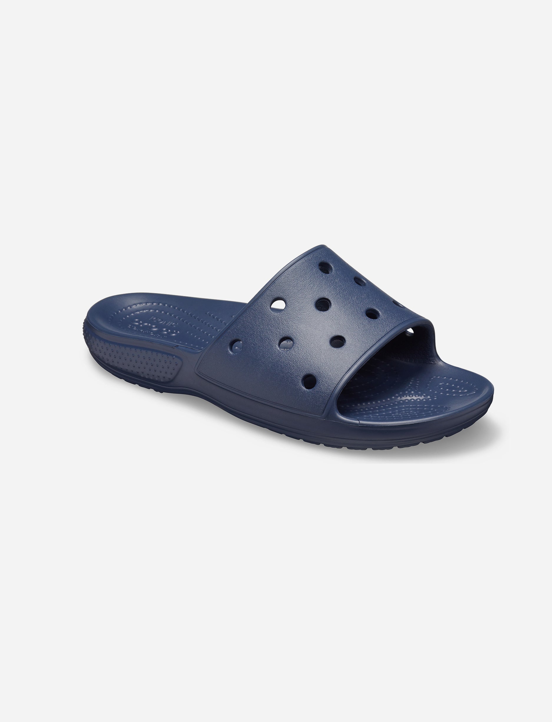 Crocs Classic Crocs Slide -כפכפי סלייד קרוקס בצבע נייבי