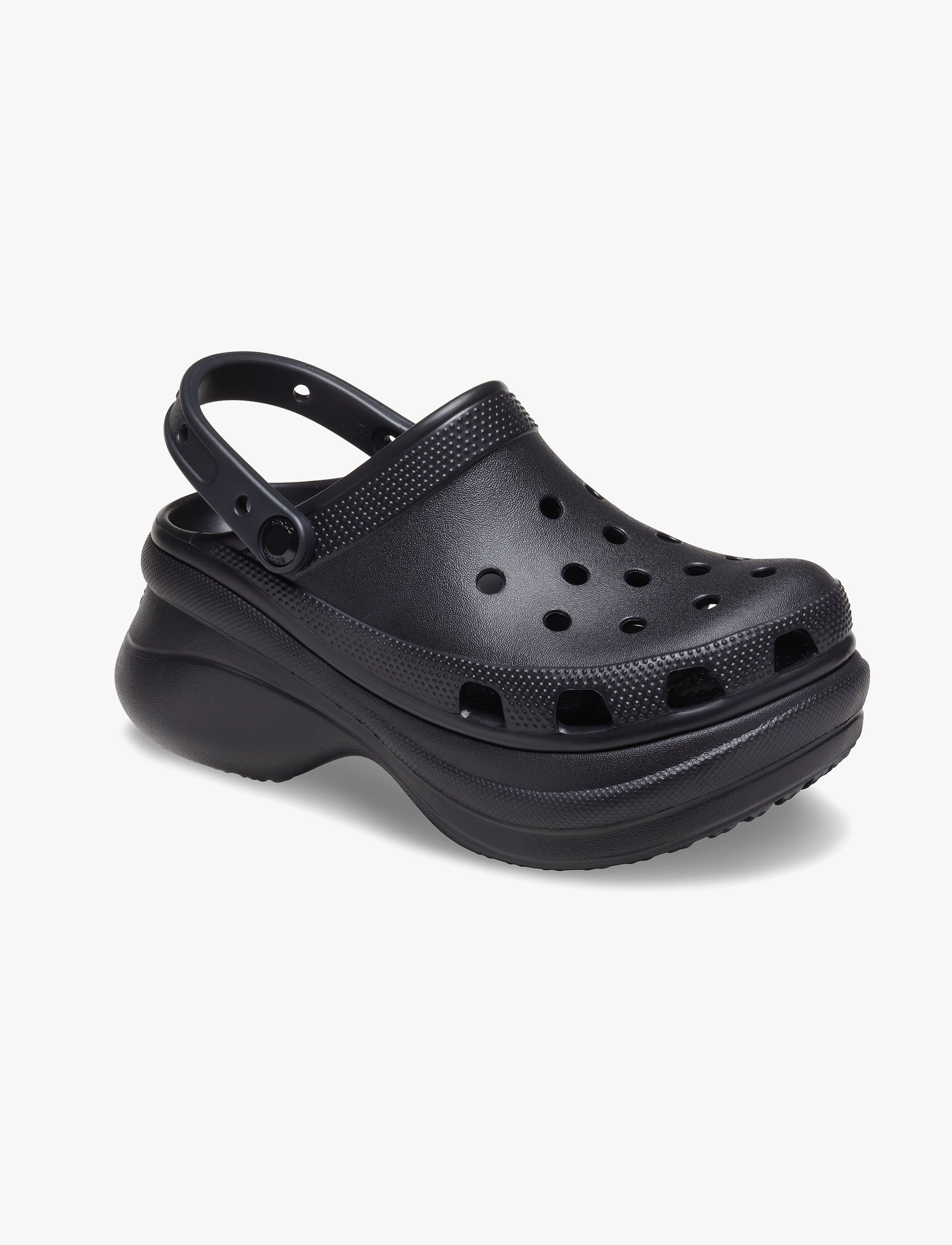 Crocs Classic Bae Clog - כפכפי פלטפורמה קרוקס לנשים בצבע שחור