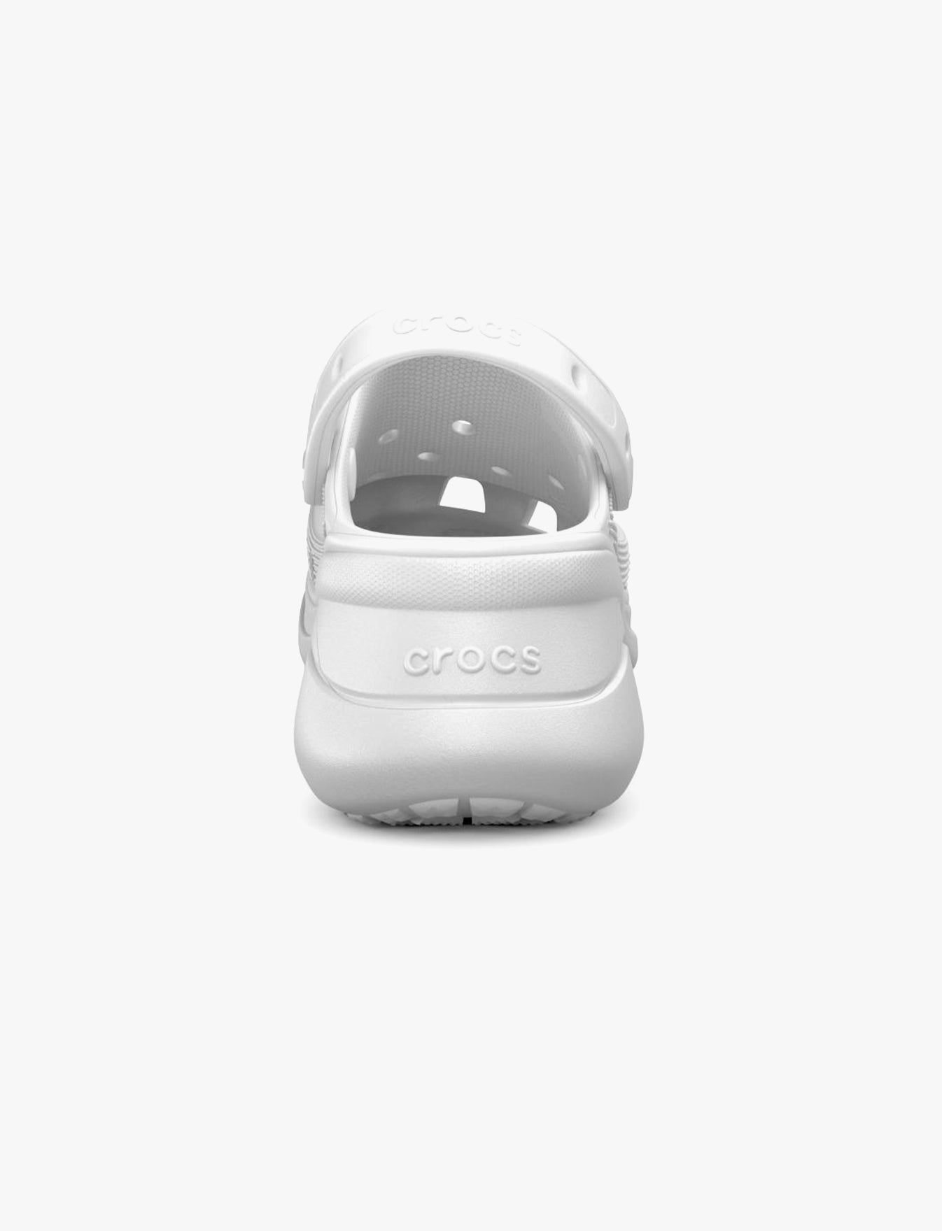 Crocs Classic Bae Clog - כפכפי פלטפורמה נשים קרוקס בצבע לבן
