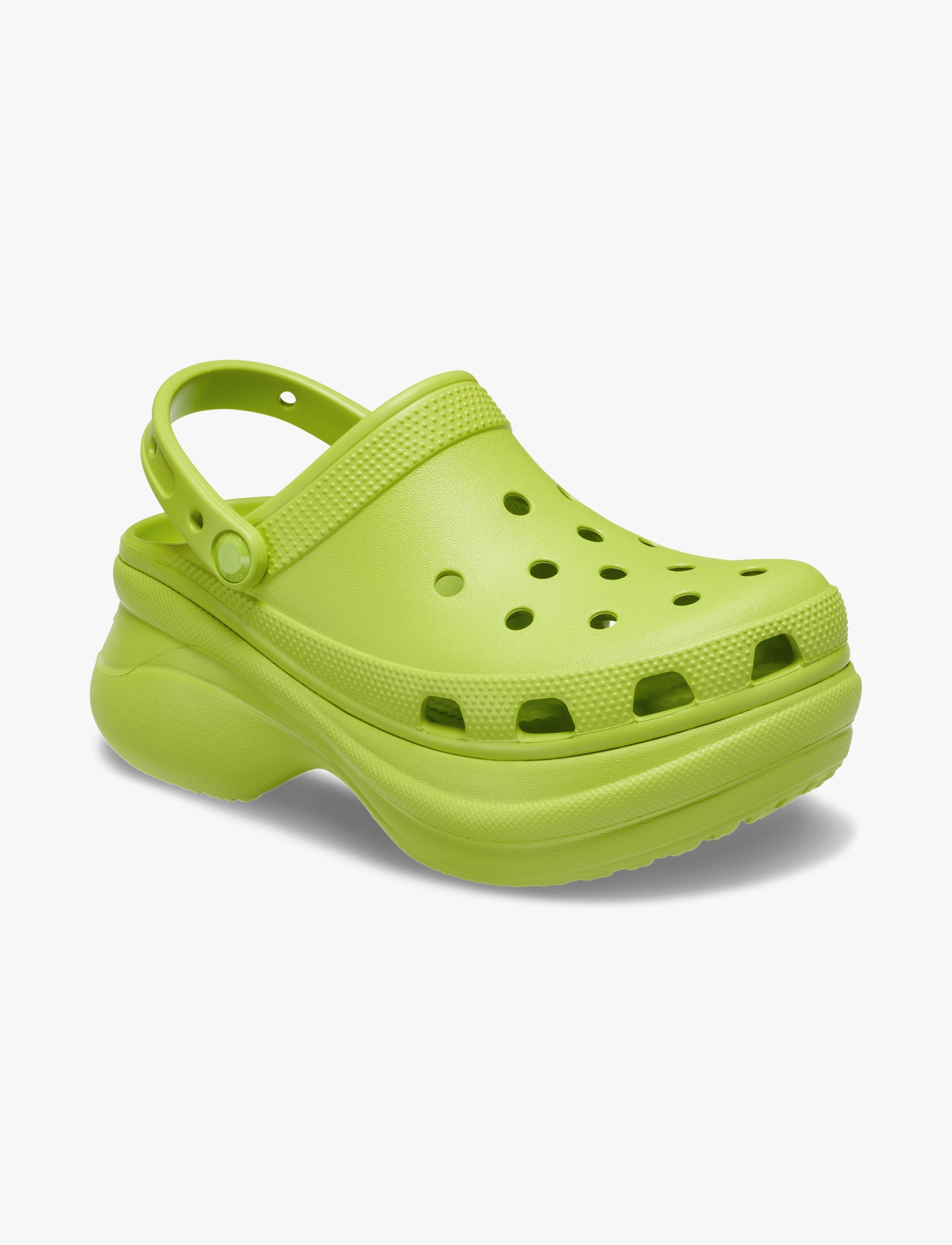 Crocs Classic Bae Clog - כפכפי פלטפורמה נשים קרוקס בצבע ירוק קיוי
