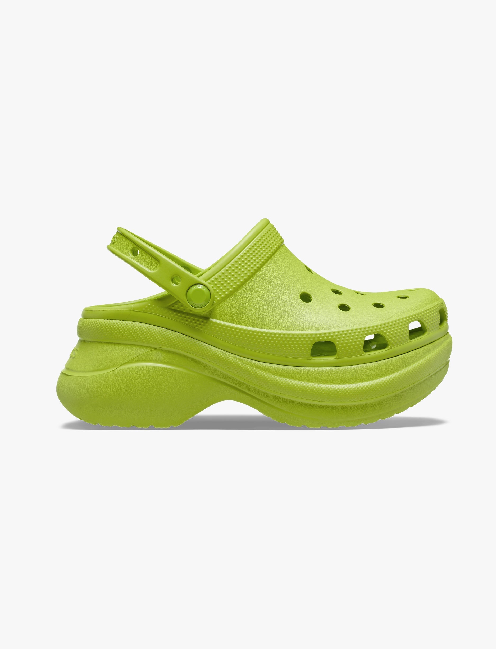 Crocs Classic Bae Clog - כפכפי פלטפורמה נשים קרוקס בצבע ירוק קיוי