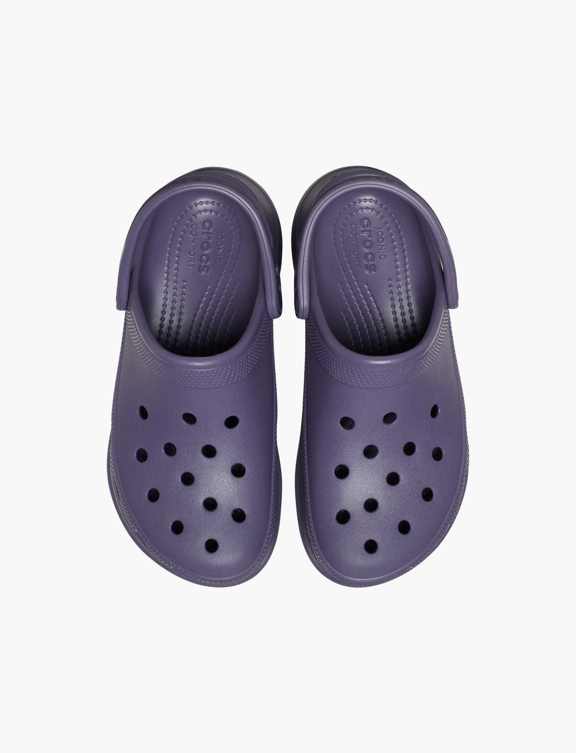 Crocs Classic Bae Clog - כפכפי פלטפורמה נשים קרוקס בצבע סגול לילה