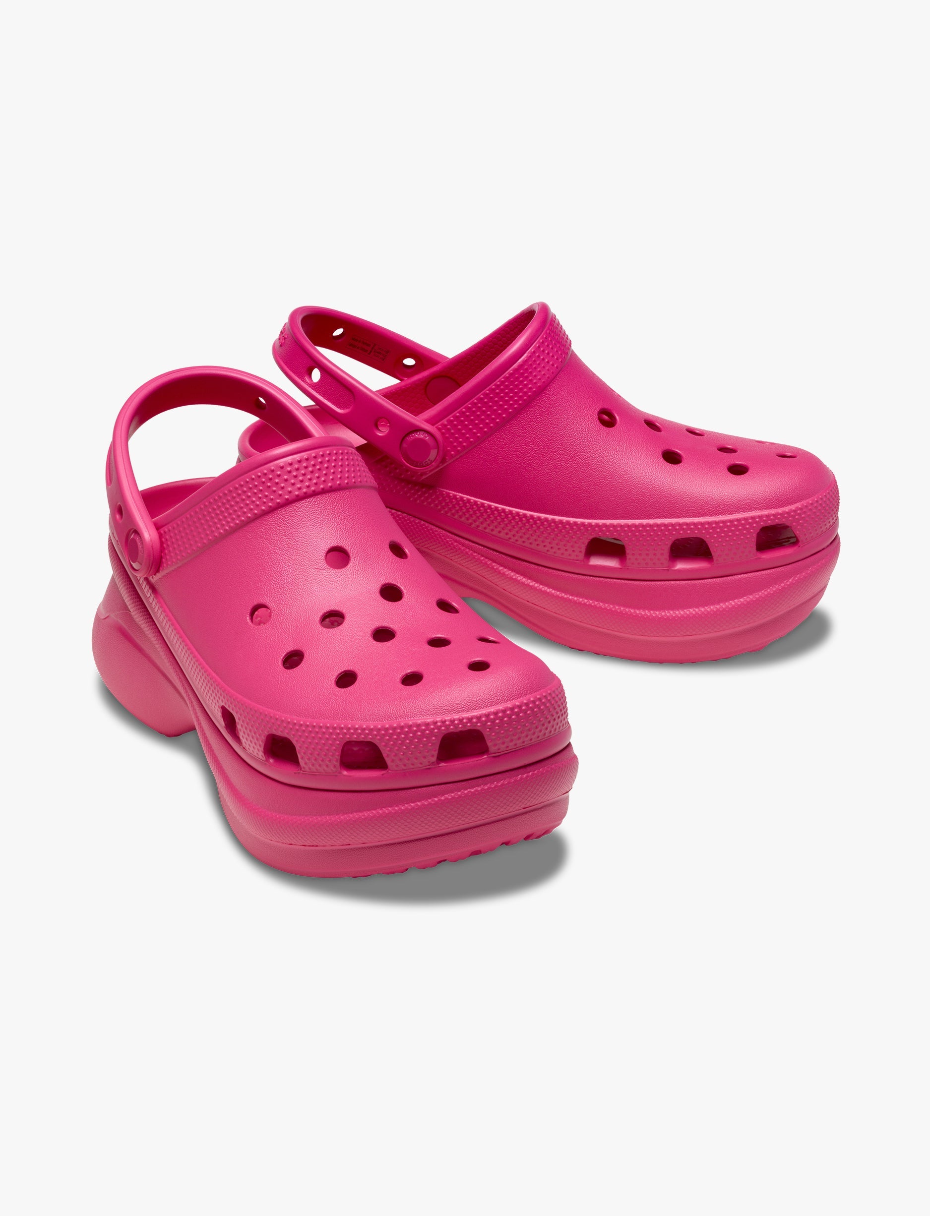 Crocs Classic Bae Clog - כפכפי פלטפורמה נשים קרוקס בצבע ורוד