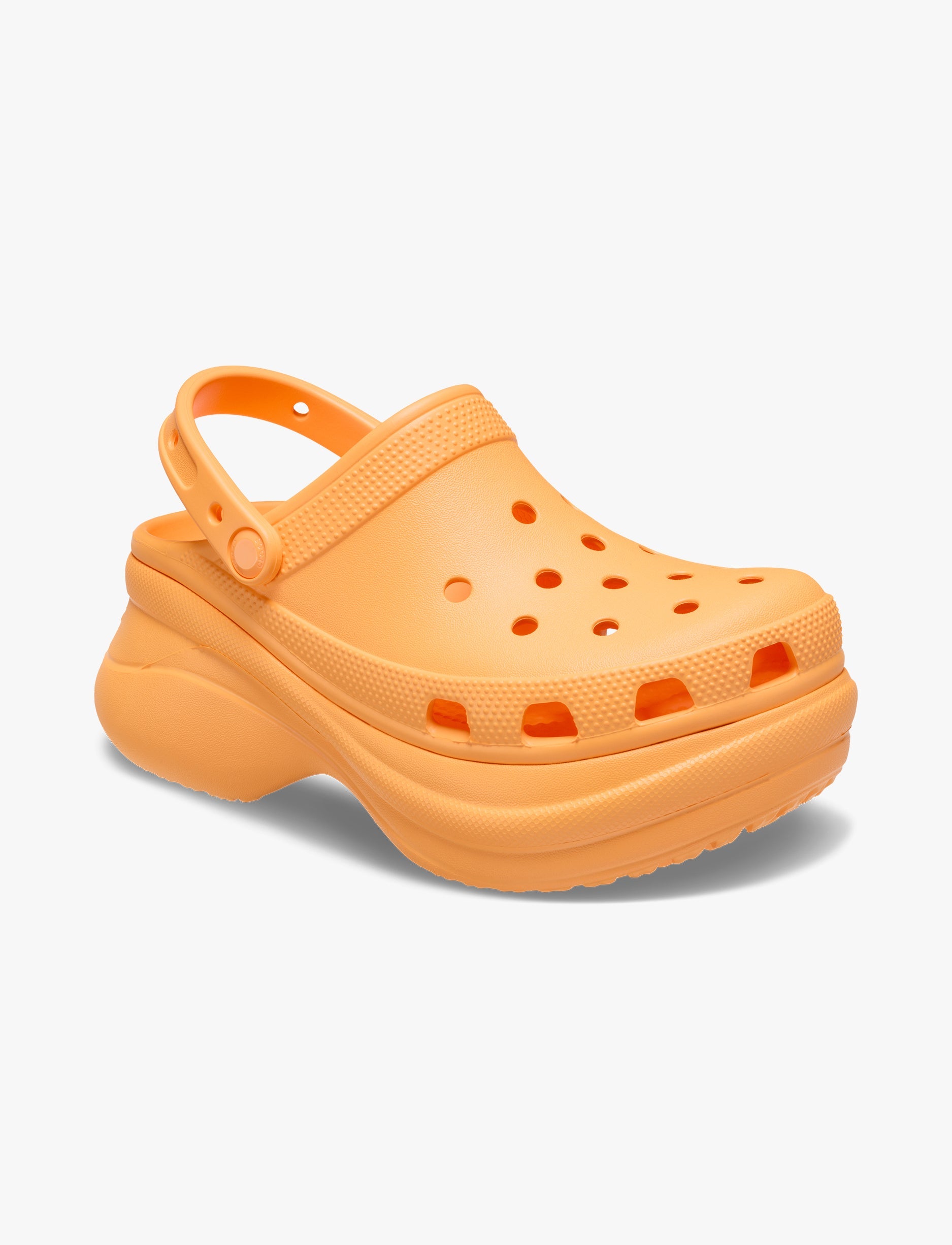 Crocs Classic Bae Clog - כפכפי פלטפורמה נשים קרוקס בצבע כתום