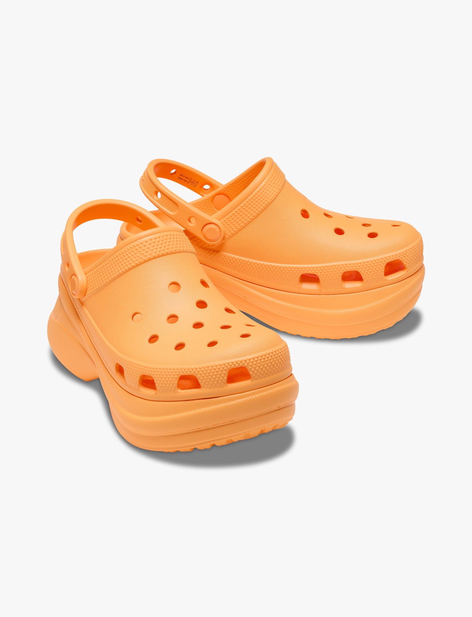 Crocs Classic Bae Clog - כפכפי פלטפורמה נשים קרוקס בצבע כתום