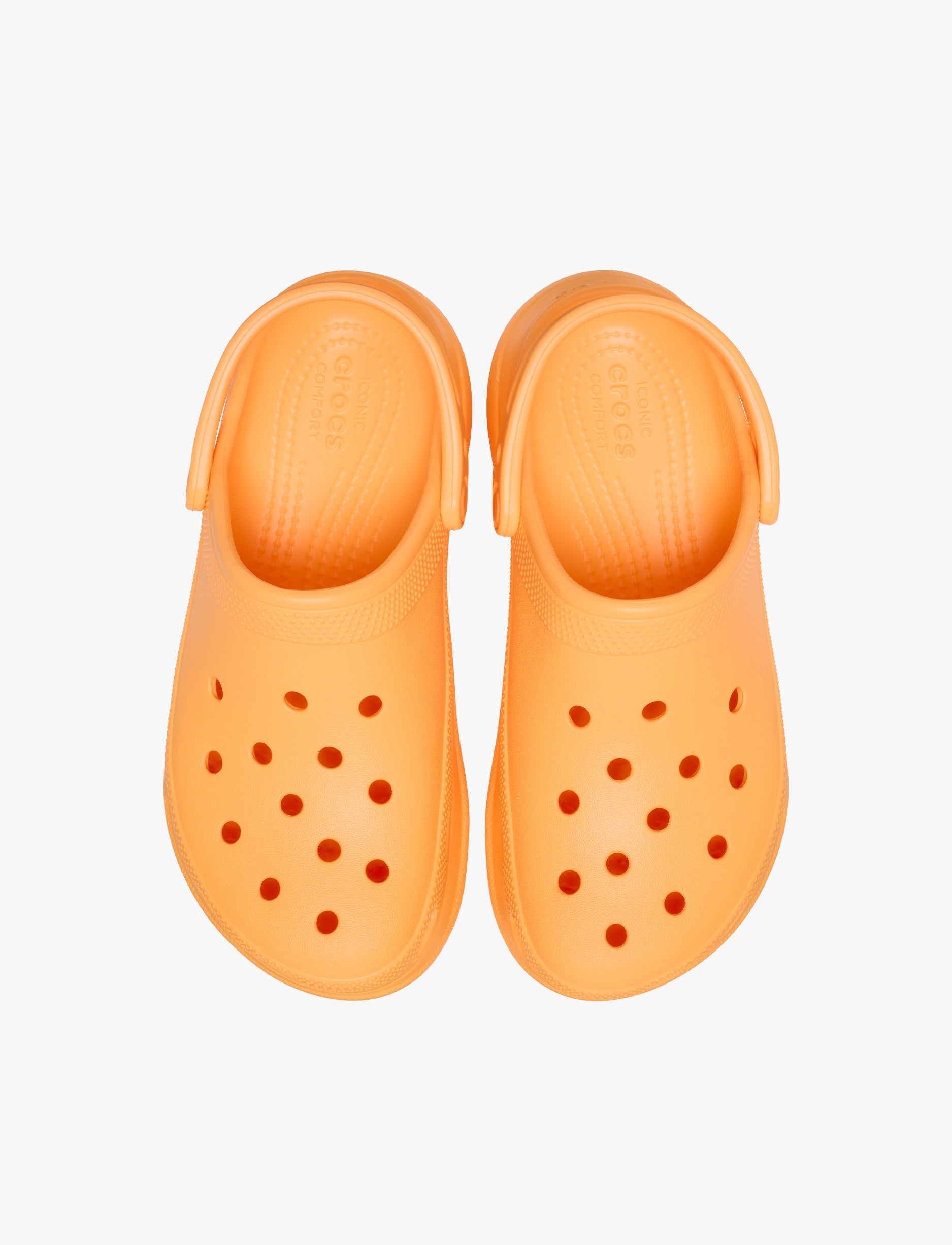 Crocs Classic Bae Clog - כפכפי פלטפורמה נשים קרוקס בצבע כתום