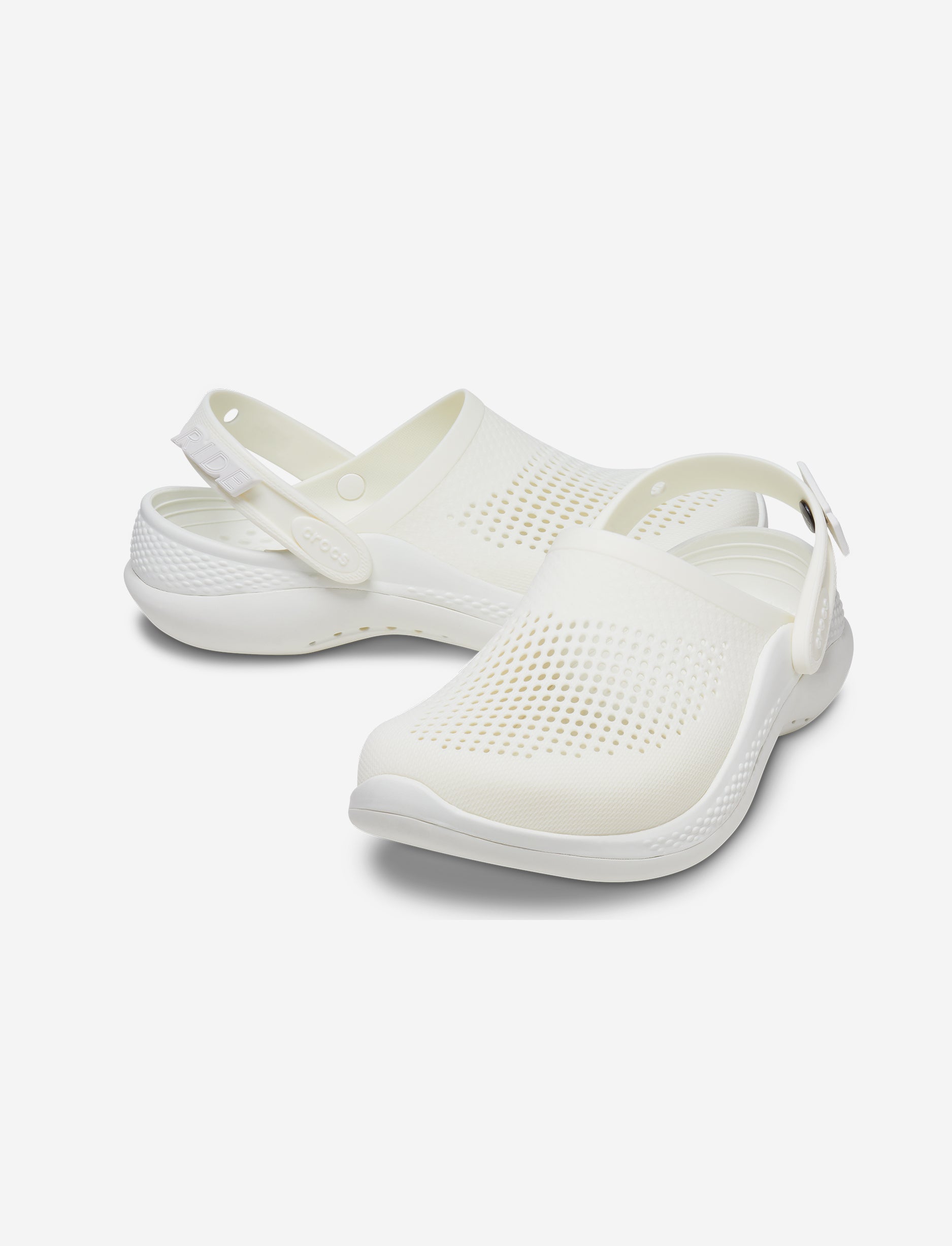 Crocs LiteRide 360 Clog - כפכפי קרוקס לייט-רייד בצבע לבן בהיר