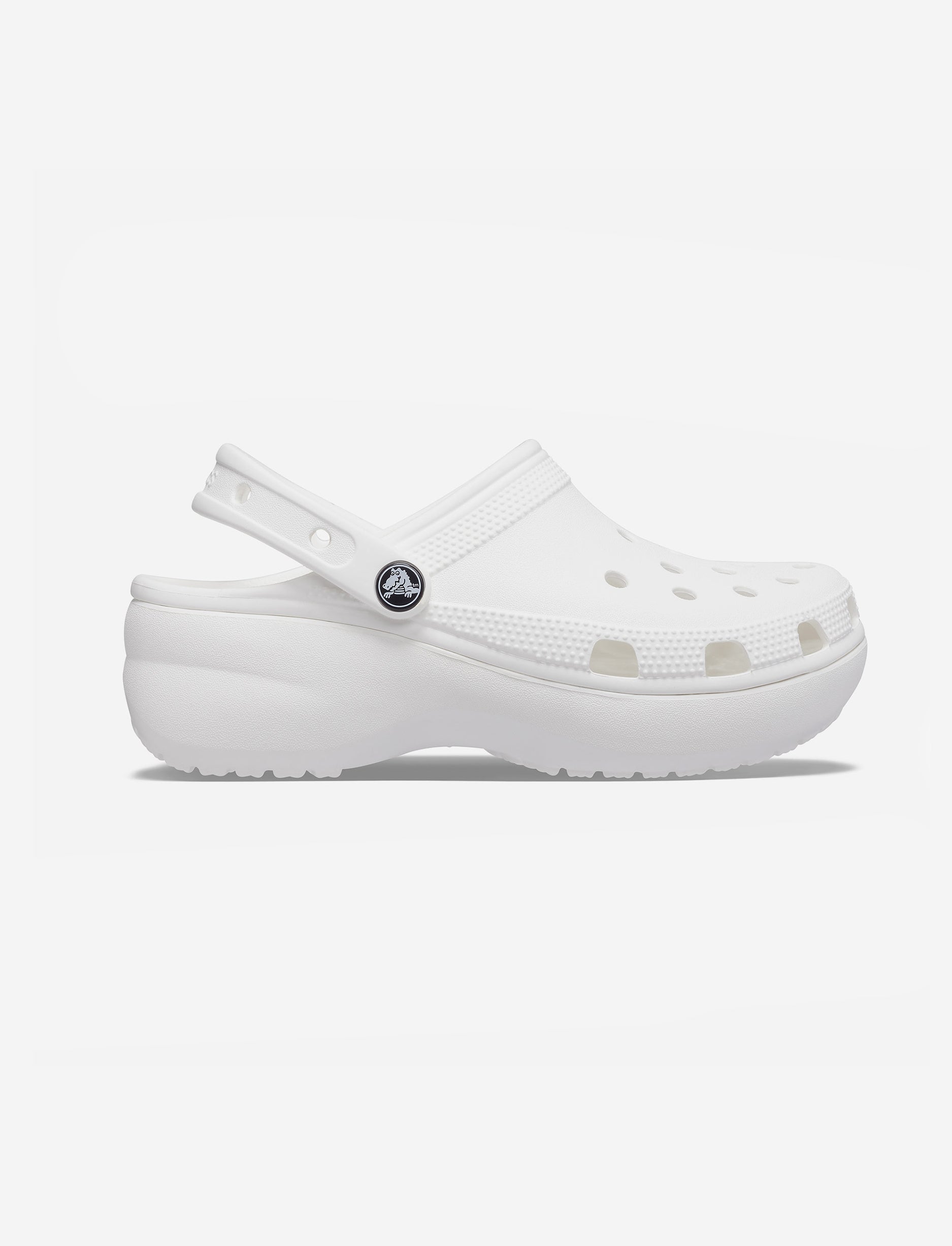 Crocs Classic Platform Clog - כפכפי פלטפורמה קרוקס לנשים בצבע לבן
