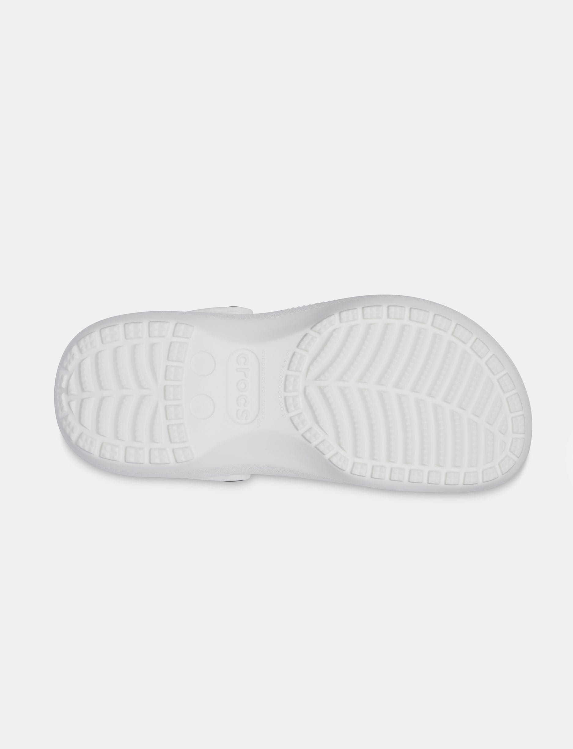 Crocs Classic Platform Clog - כפכפי פלטפורמה קרוקס לנשים בצבע לבן