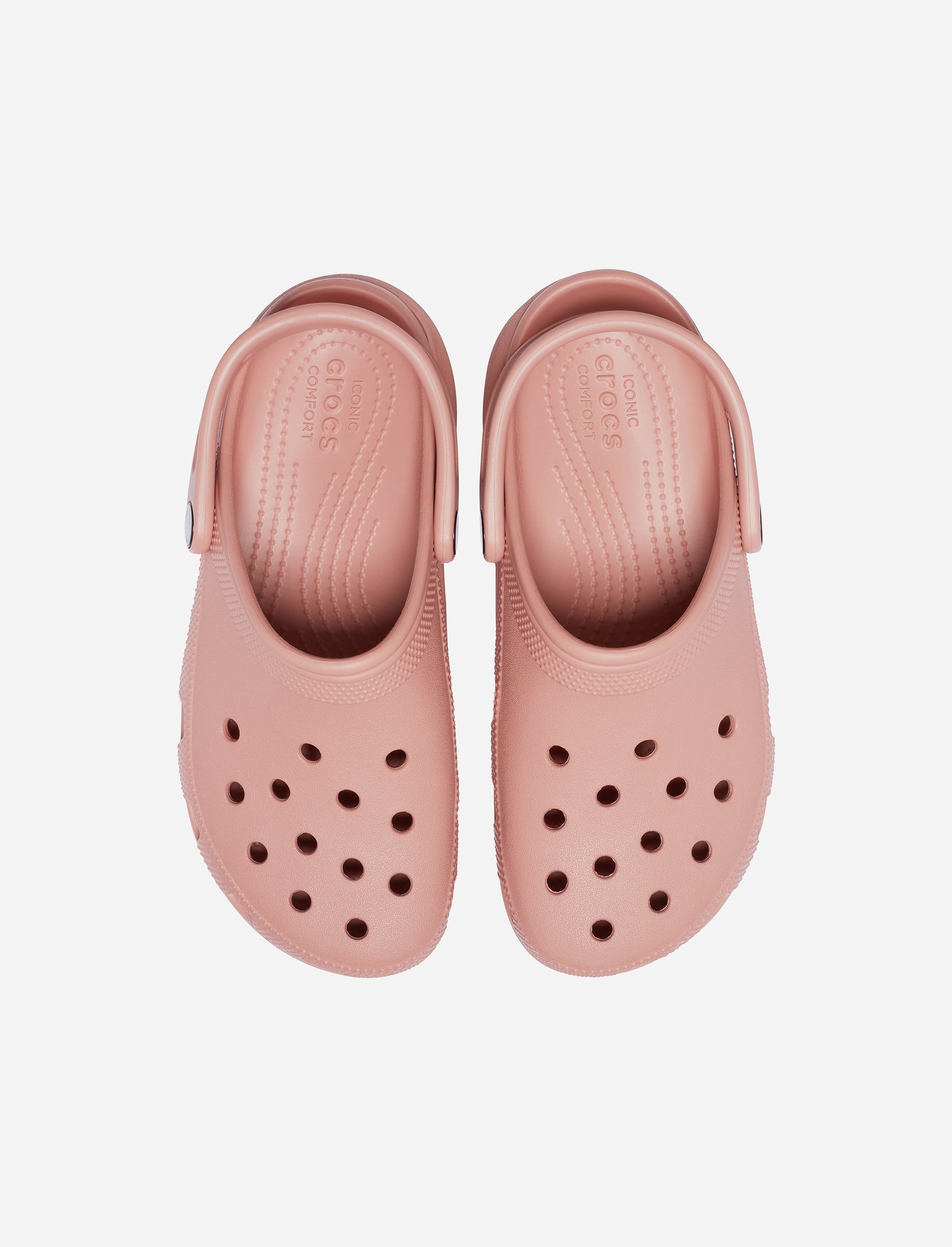 Crocs Classic Platform Clog - כפכפי פלטפורמה נשים קרוקס בצבע סומק בהיר