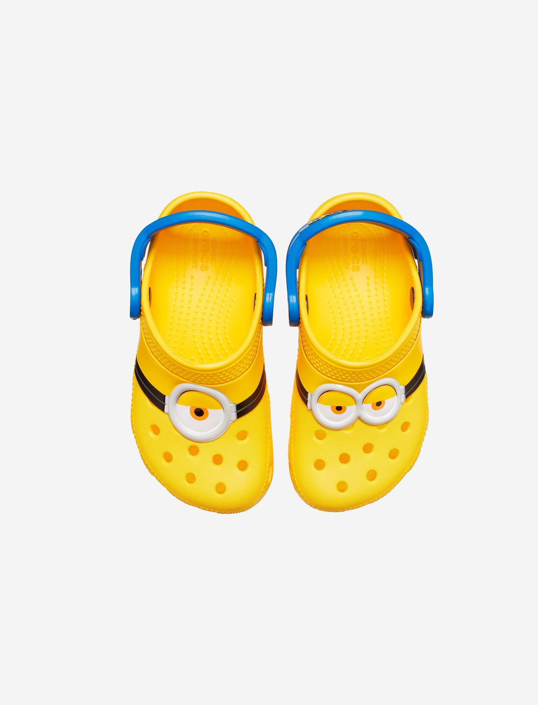 Crocs Kids Fun Lab I Am Minions Clog - כפכפי קרוקס מיניונים לילדים בצבע צהוב/כחול מידות קטנות