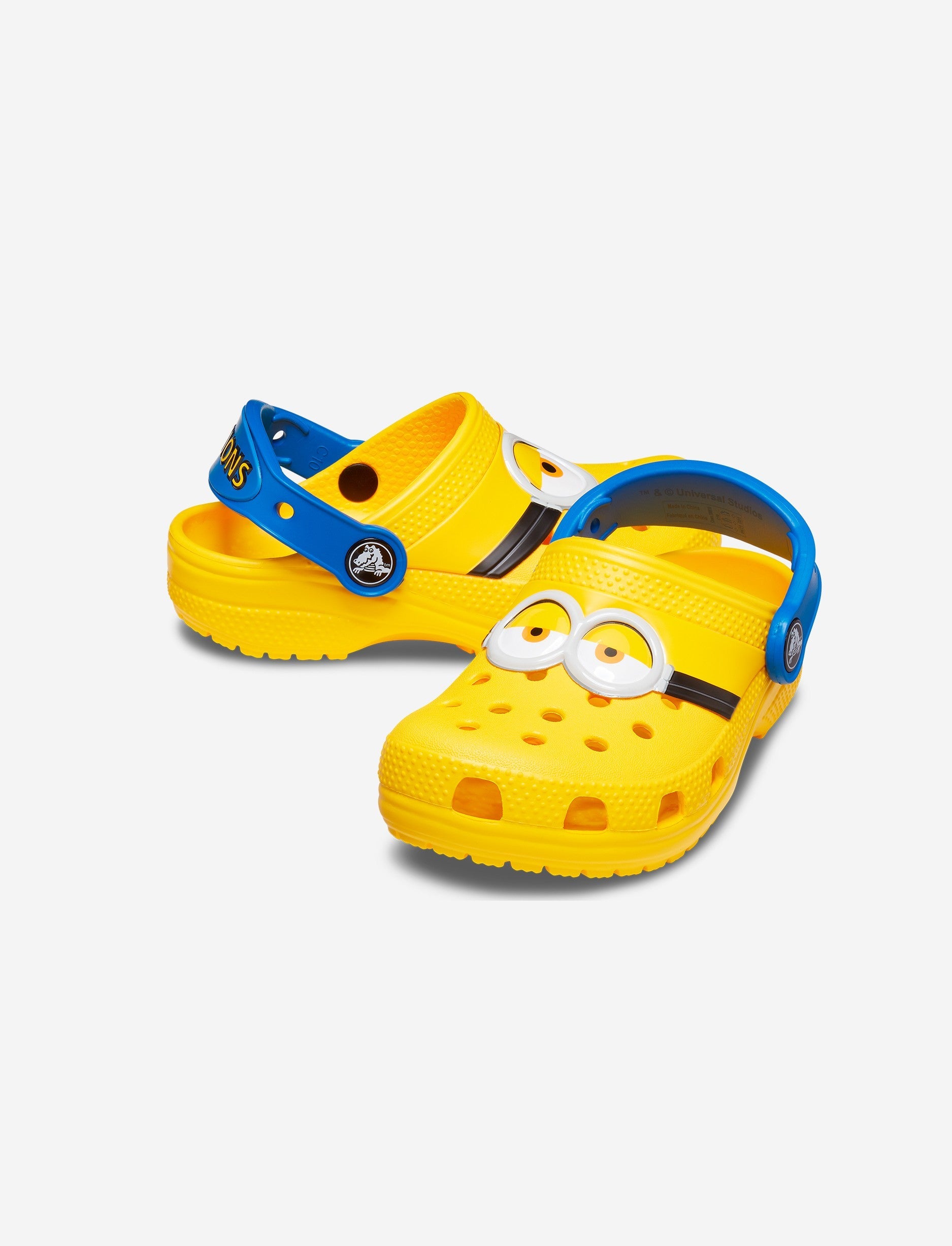 Crocs Kids Fun Lab I Am Minions Clog - כפכפי קרוקס מיניונים לילדים בצבע צהוב/כחול מידות קטנות