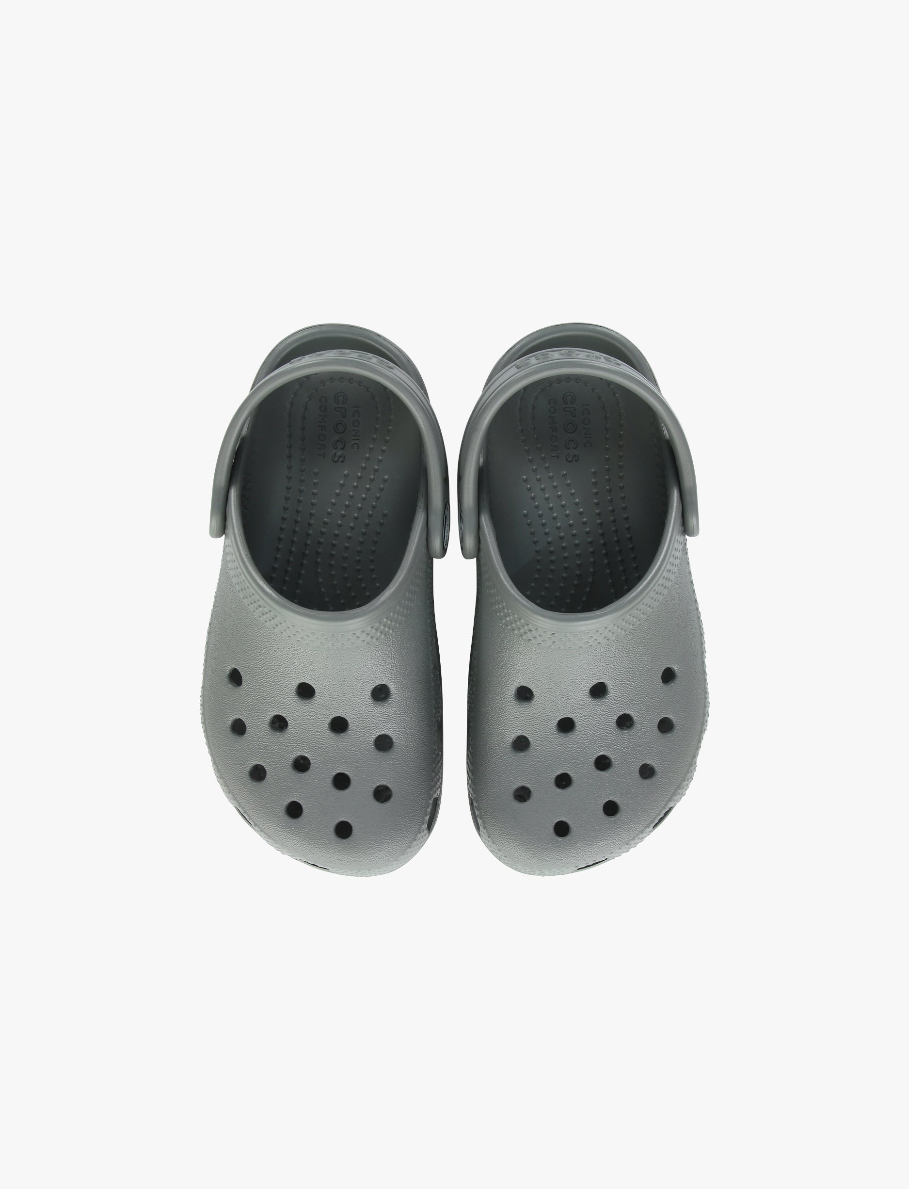 Crocs Classic Clog T - כפכפי קרוקס קלאסיים מידות קטנות לילדים בצבע אפור סלאט