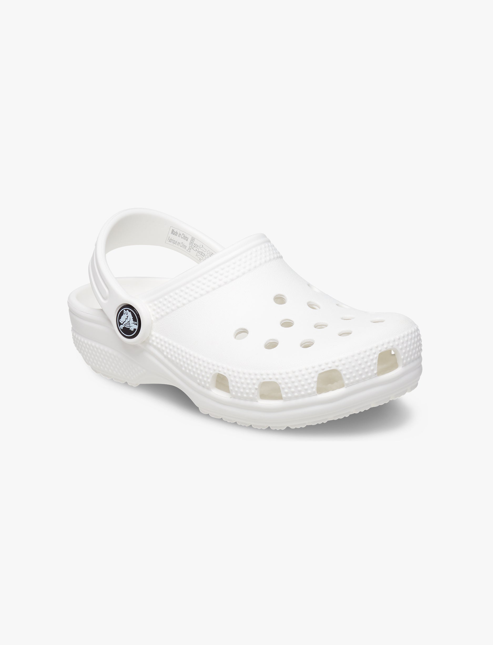 Crocs Classic Clog T - כפכפי קרוקס קלאסיים מידות קטנות לילדים בצבע לבן