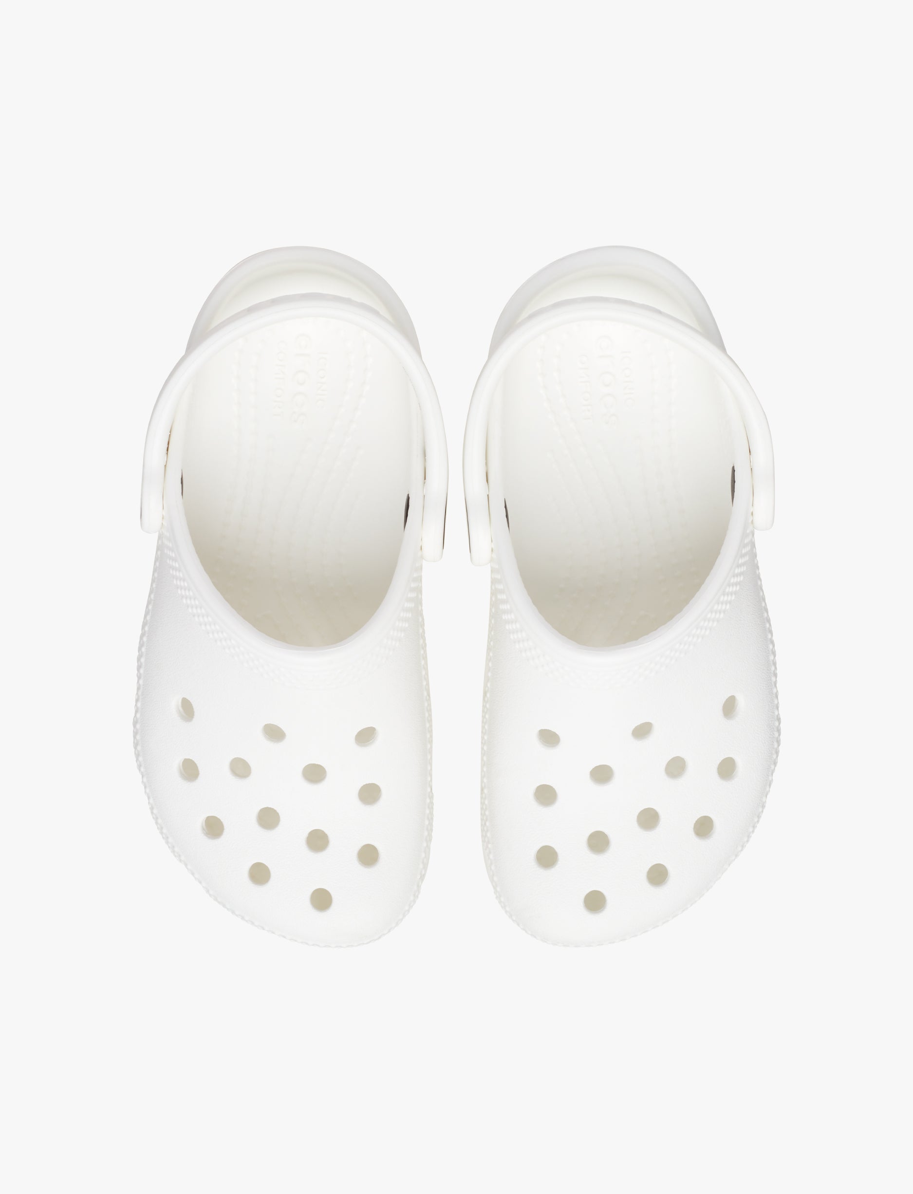 Crocs Classic Clog T - כפכפי קרוקס קלאסיים מידות קטנות לילדים בצבע לבן