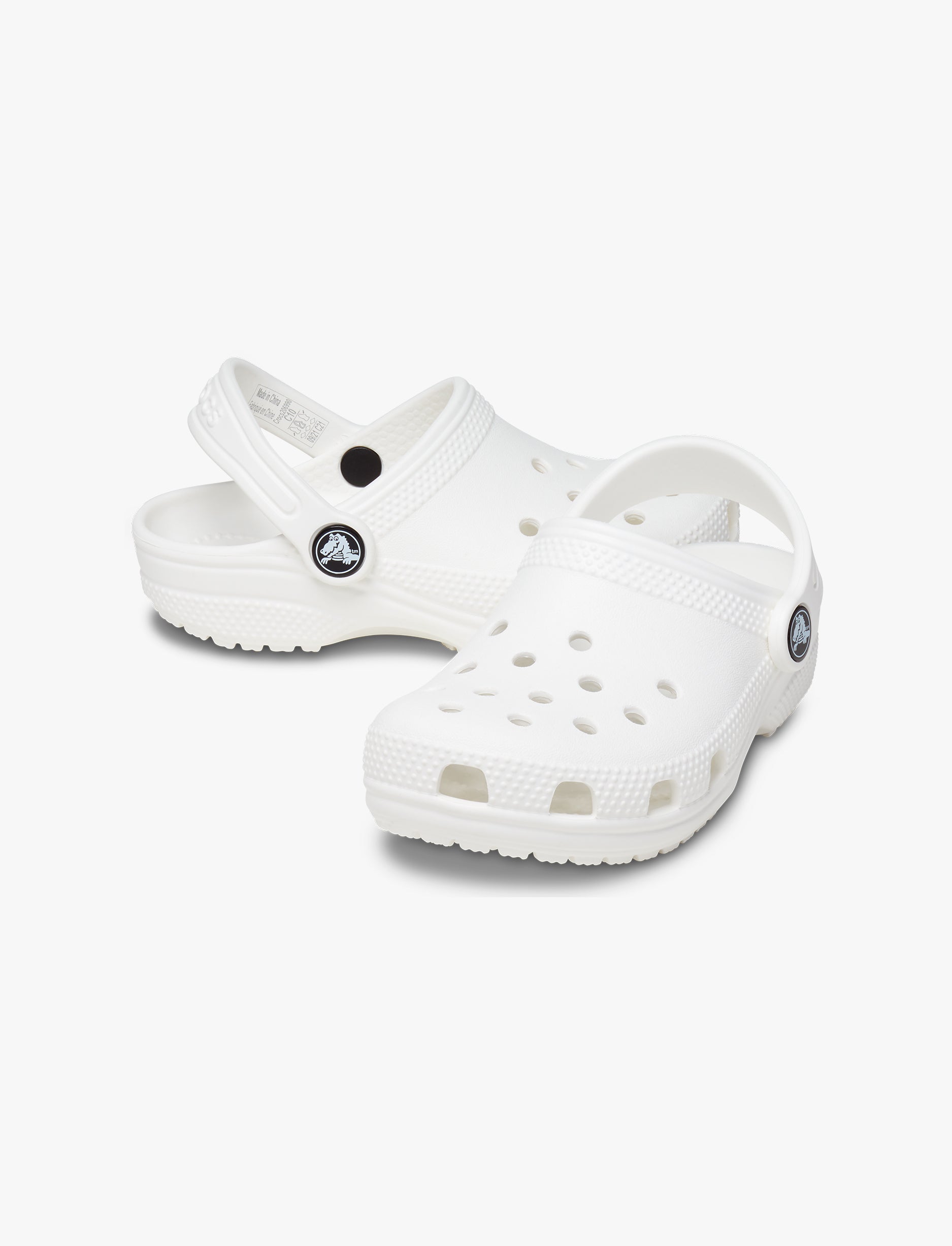 Crocs Classic Clog K - כפכפי קרוקס קלאסיים לילדים בצבע לבן