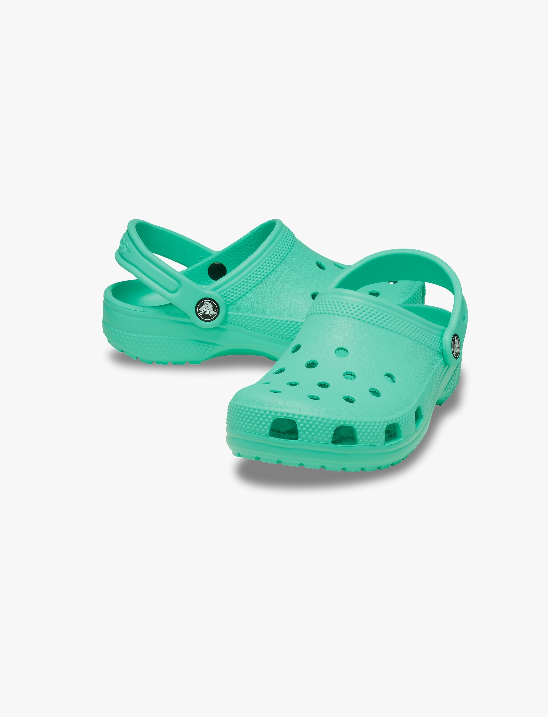Crocs Classic Clog K - כפכפי קרוקס קלאסיים לילדים בצבע ירוק לגונה