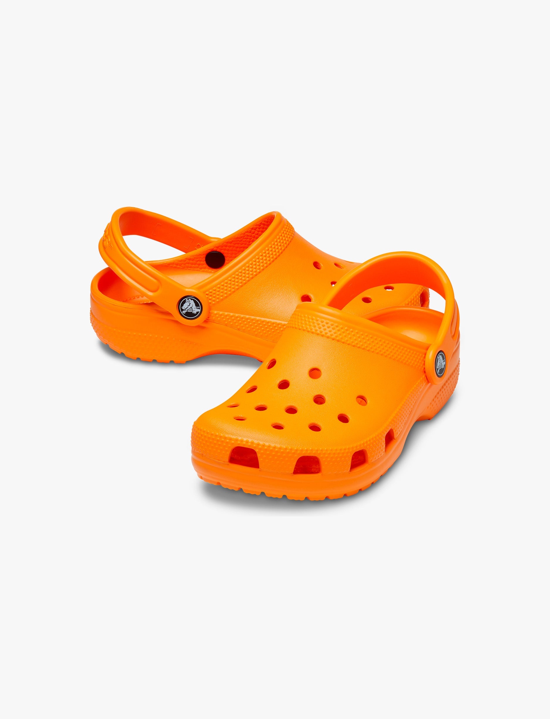 Crocs Classic Clog K - כפכפי קרוקס קלאסיים לילדים בצבע כתום זינג