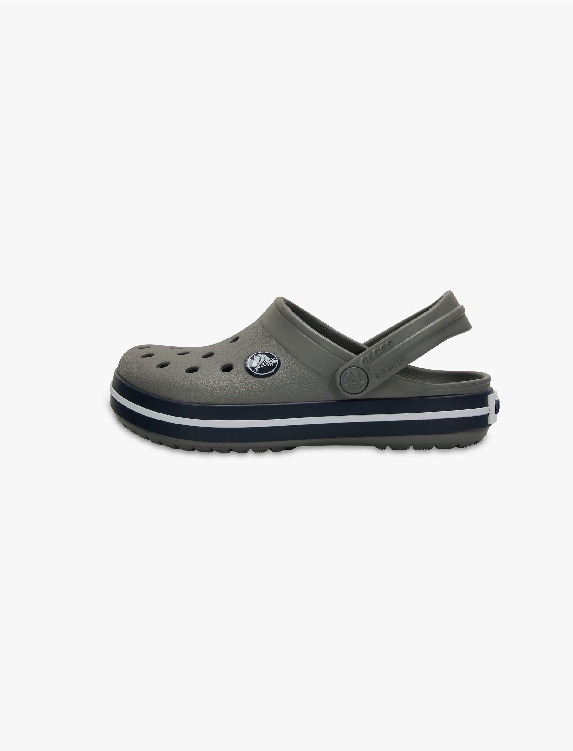 Crocs Crocband Clog K - כפכפי קרוקבנד קרוקס לילדים בצבע מעושן/נייבי