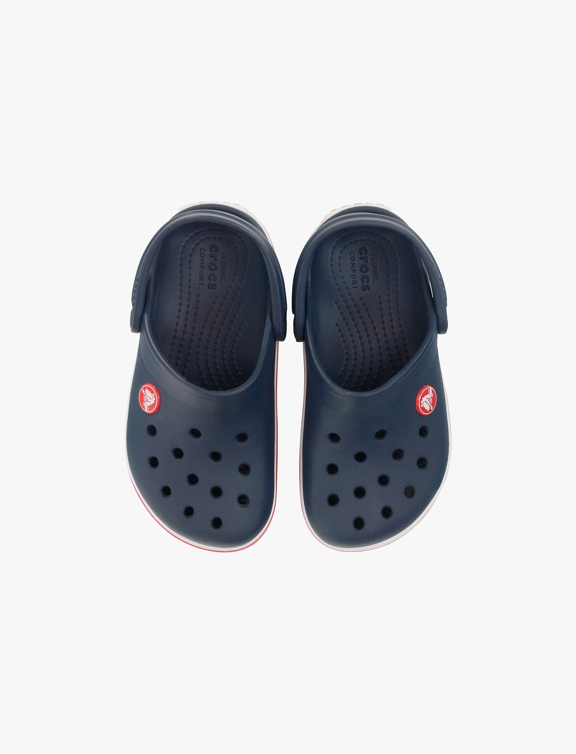 Crocs Crocband Clog K - כפכפי קרוקבנד קרוקס לילדים בצבע נייבי/אדום