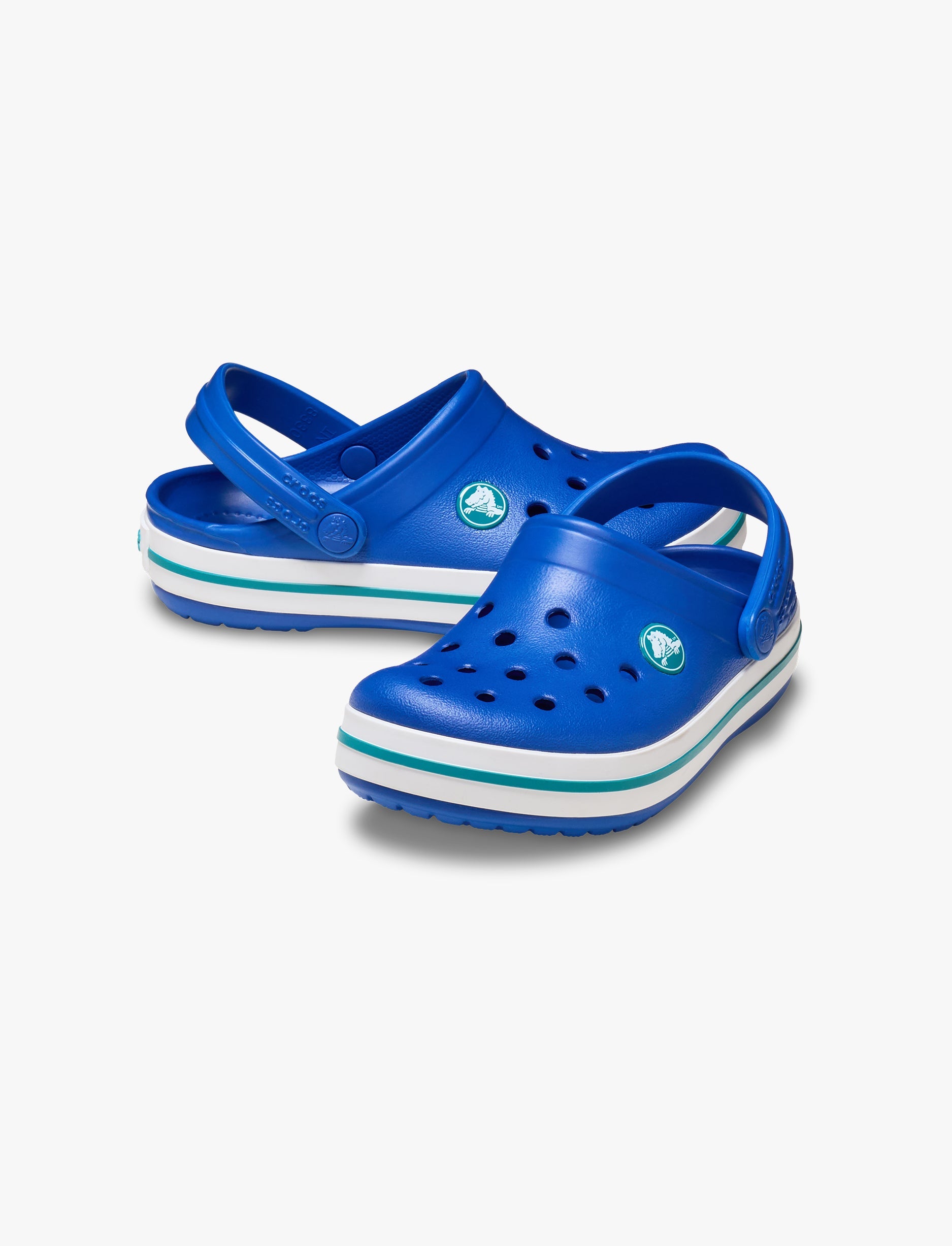 Crocs Crocband Clog K - כפכפי קרוקבנד קרוקס לילדים בצבע כחול בולט/טורבו
